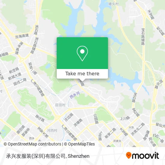 承兴发服装(深圳)有限公司 map