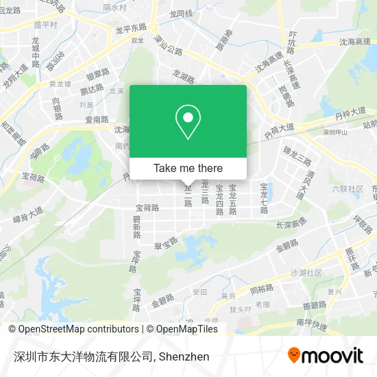 深圳市东大洋物流有限公司 map