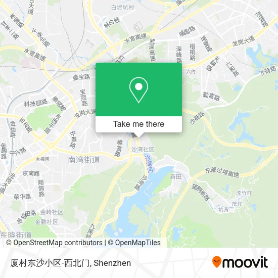 厦村东沙小区-西北门 map