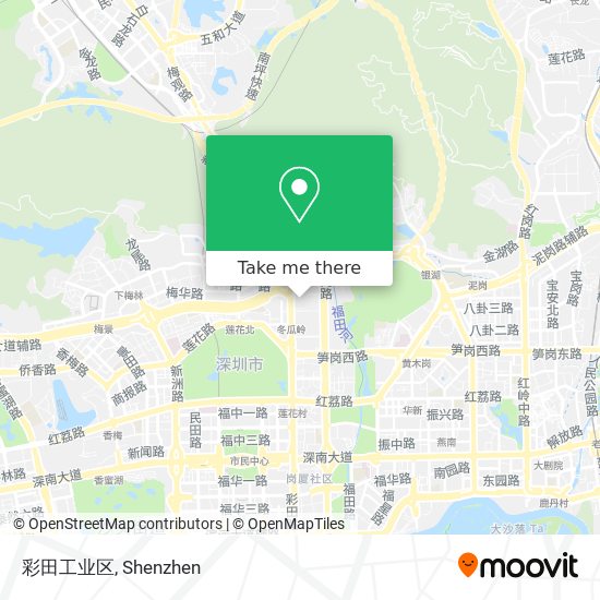 彩田工业区 map