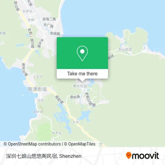 深圳七娘山悠悠阁民宿 map