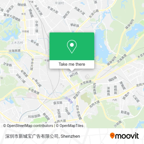 深圳市新城宝广告有限公司 map