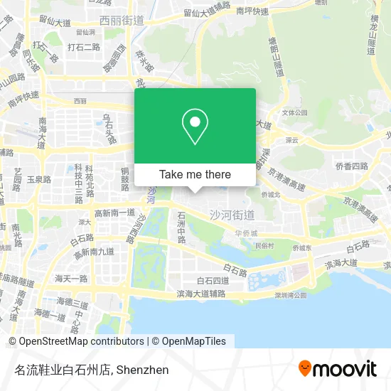 名流鞋业白石州店 map