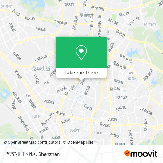 瓦窑排工业区 map