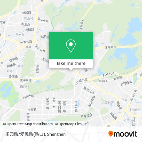 乐园路/爱民路(路口) map