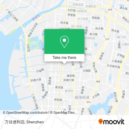 万佳便利店 map
