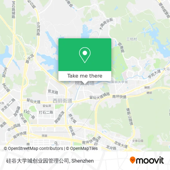 硅谷大学城创业园管理公司 map