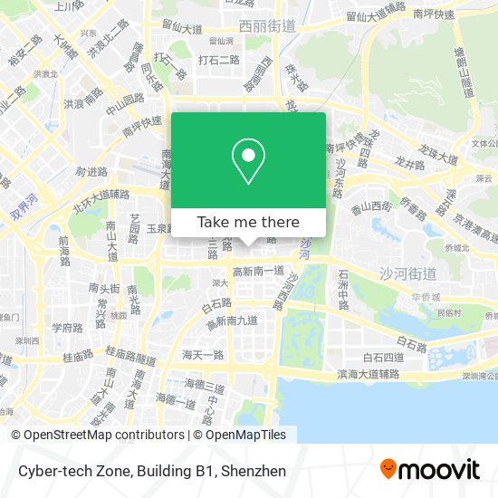 Cyber-tech Zone, Building B1 map