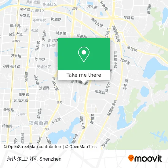 康达尔工业区 map