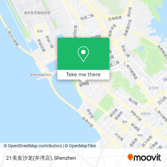 21美发沙龙(井湾店) map