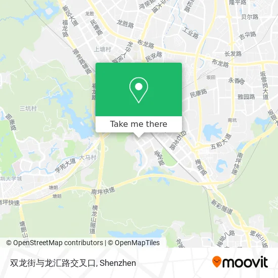 双龙街与龙汇路交叉口 map