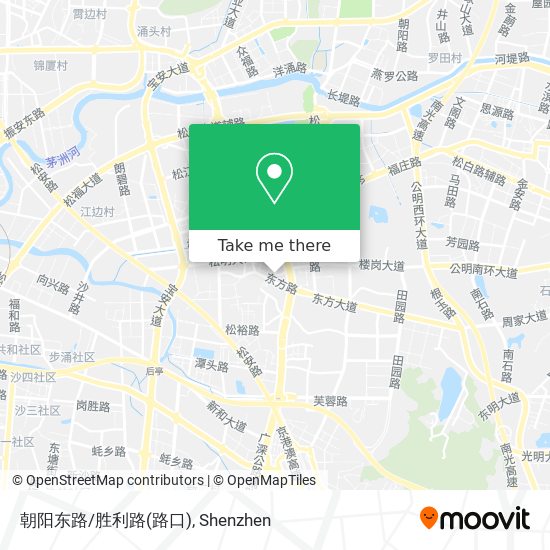 朝阳东路/胜利路(路口) map