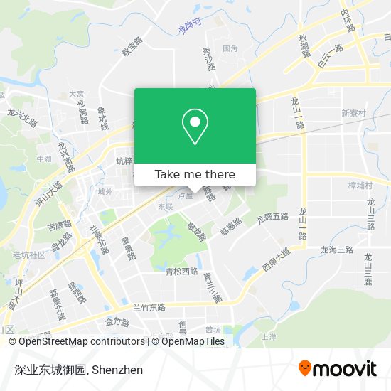 深业东城御园 map