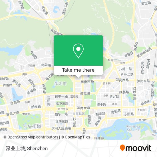 深业上城 map