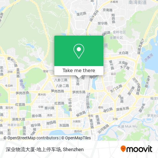 深业物流大厦-地上停车场 map