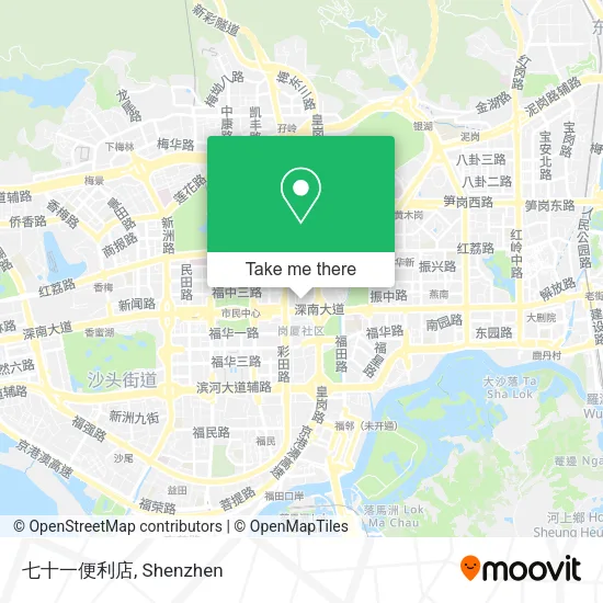 七十一便利店 map
