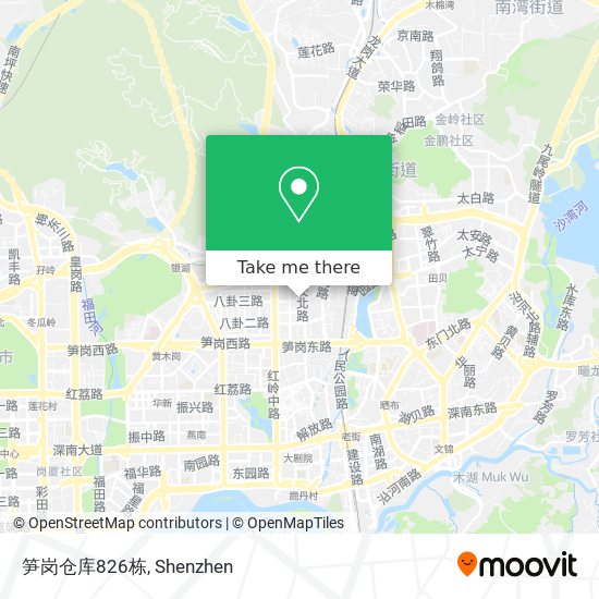 笋岗仓库826栋 map