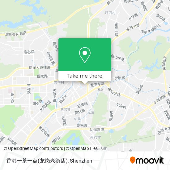 香港一茶一点(龙岗老街店) map