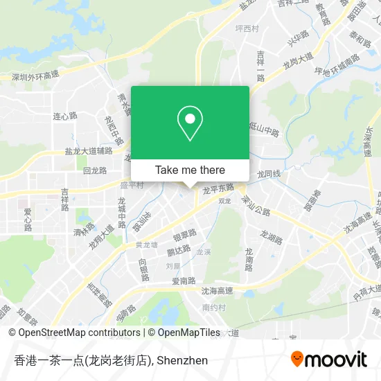 香港一茶一点(龙岗老街店) map