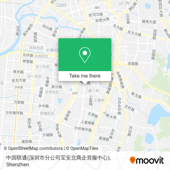 中国联通(深圳市分公司宝安北商企营服中心) map