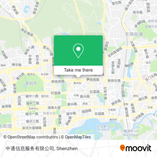 中通信息服务有限公司 map