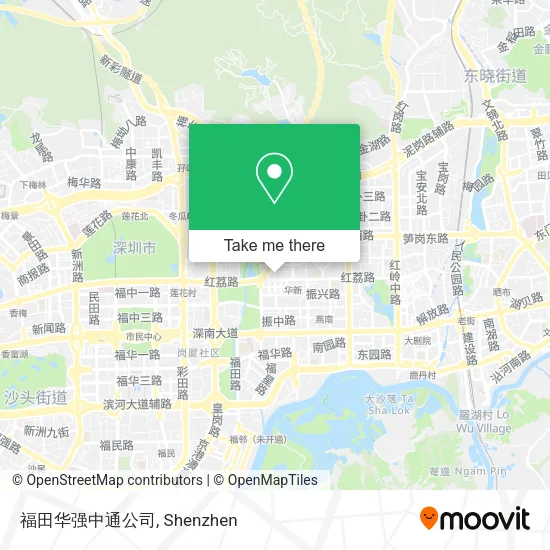 福田华强中通公司 map