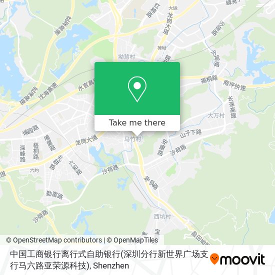 中国工商银行离行式自助银行(深圳分行新世界广场支行马六路亚荣源科技) map