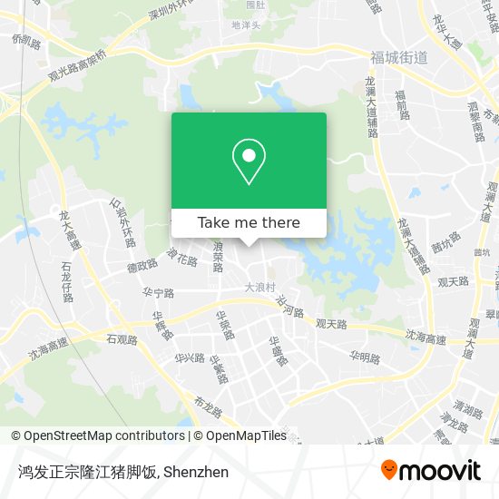 鸿发正宗隆江猪脚饭 map