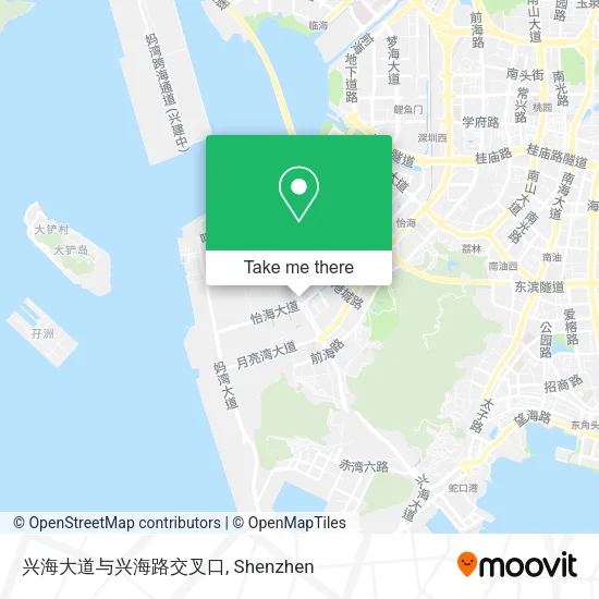 兴海大道与兴海路交叉口 map