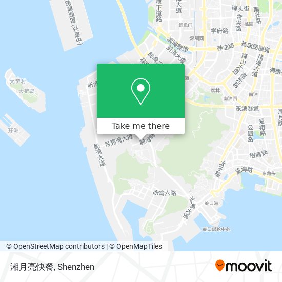 湘月亮快餐 map
