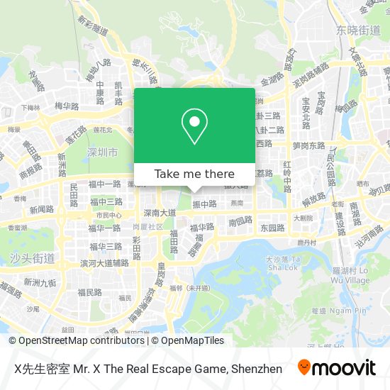 X先生密室 Mr. X The Real Escape Game map