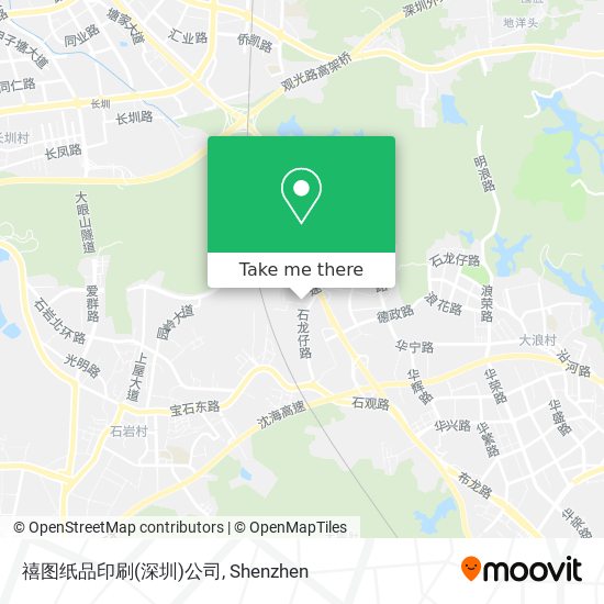禧图纸品印刷(深圳)公司 map