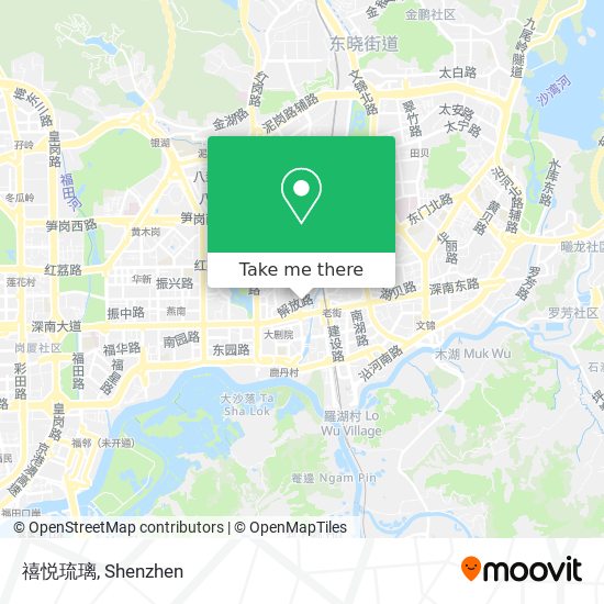 禧悦琉璃 map