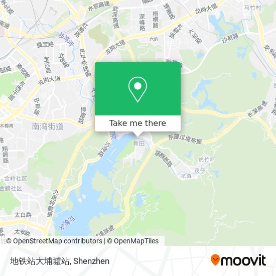 地铁站大埔墟站 map