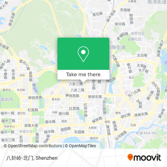 八卦岭-北门 map
