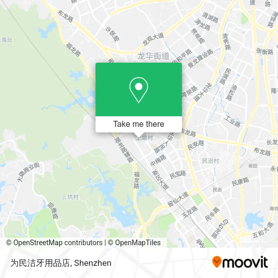 为民洁牙用品店 map