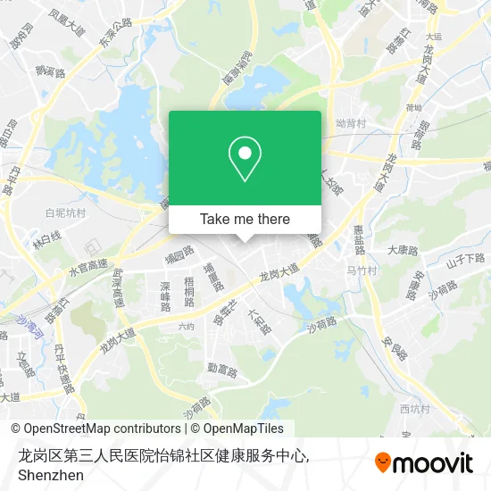 龙岗区第三人民医院怡锦社区健康服务中心 map