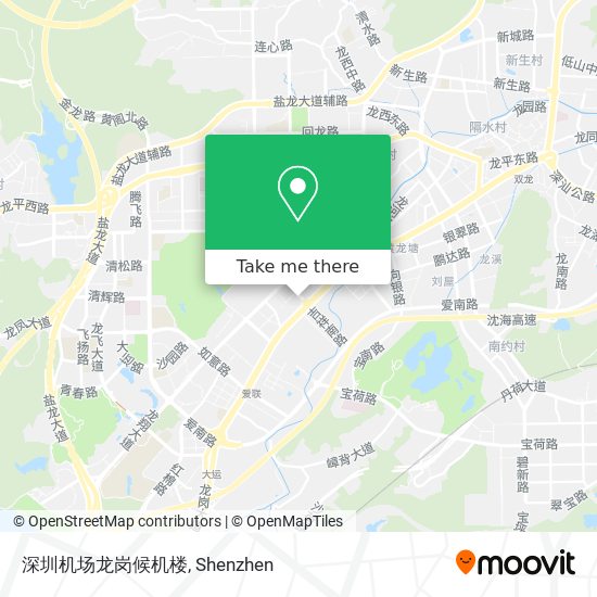 深圳机场龙岗候机楼 map