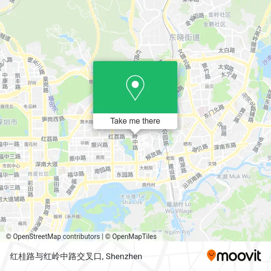 红桂路与红岭中路交叉口 map