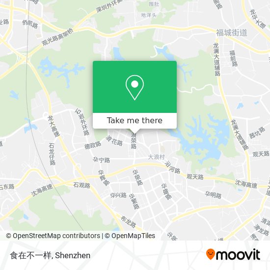 食在不一样 map