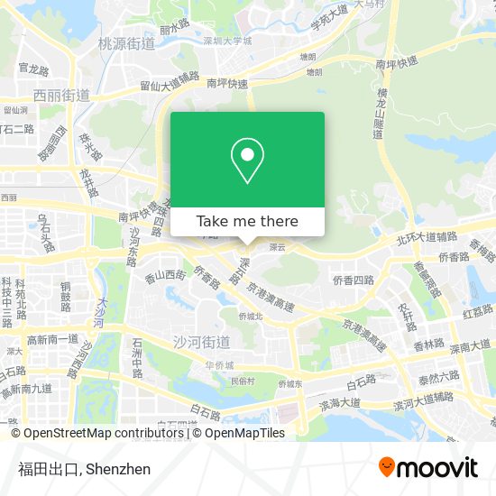 福田出口 map
