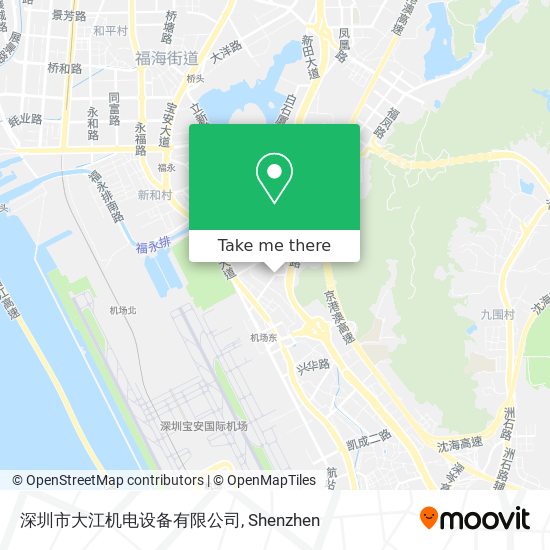 深圳市大江机电设备有限公司 map