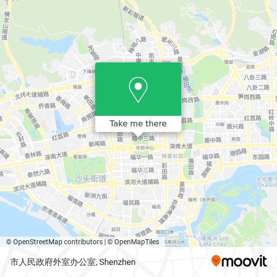 市人民政府外室办公室 map