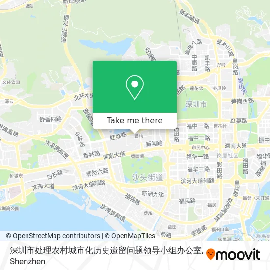 深圳市处理农村城市化历史遗留问题领导小组办公室 map
