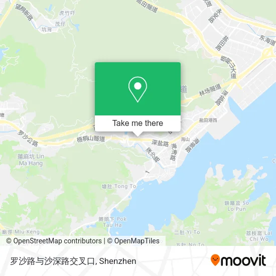 罗沙路与沙深路交叉口 map