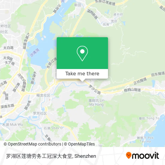 罗湖区莲塘劳务工冠深大食堂 map