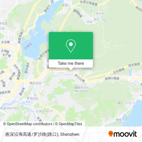 惠深沿海高速/罗沙路(路口) map