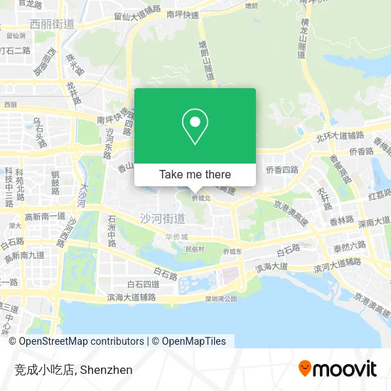 竞成小吃店 map