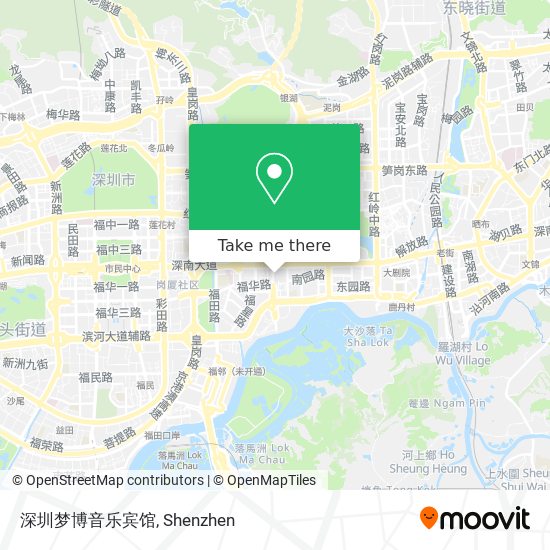 深圳梦博音乐宾馆 map