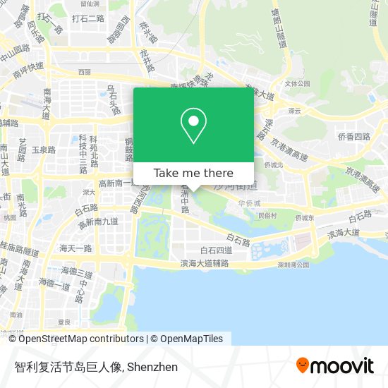 智利复活节岛巨人像 map